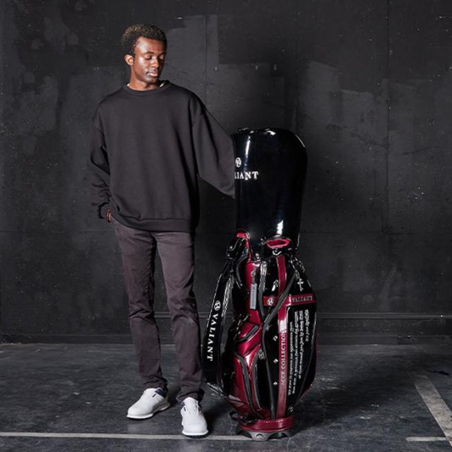 【2025モデル】シェリフの姉妹ブランド！ヴァリアント VAA-005CB アクセコレクション キャディバッグ ブラック×レッド 9.5型 3.8kg カート型  100本限定 ACCE COLLECTION VALIANT