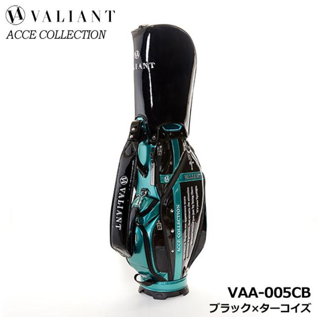【2025モデル】シェリフの姉妹ブランド！ヴァリアント VAA-005CB アクセコレクション キャディバッグ ブラック×ターコイズ 9.5型 3.8kg カート型  100本限定 ACCE COLLECTION VALIANT