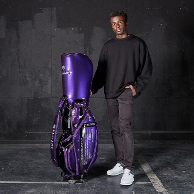 【2025モデル】シェリフの姉妹ブランド！ヴァリアント VAA-005CB アクセコレクション キャディバッグ パープル×ブラック 9.5型 3.8kg カート型  100本限定 ACCE COLLECTION VALIANT