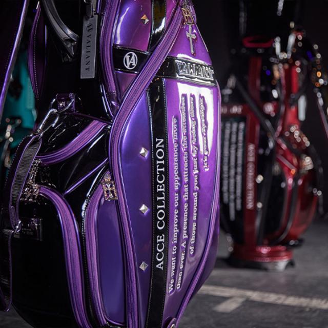 【2025モデル】シェリフの姉妹ブランド！ヴァリアント VAA-005CB アクセコレクション キャディバッグ パープル×ブラック 9.5型 3.8kg カート型  100本限定 ACCE COLLECTION VALIANT