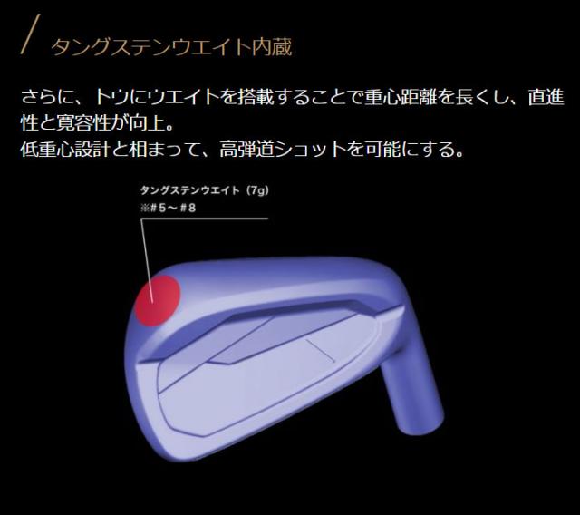 本間ゴルフ T//WORLD Vx IRON ツアーワールド アイアン 単品(#5,#A)  シャフト：N.S.PRO MODUS3 TOUR 105 スチール ホンマ HONMA 20p