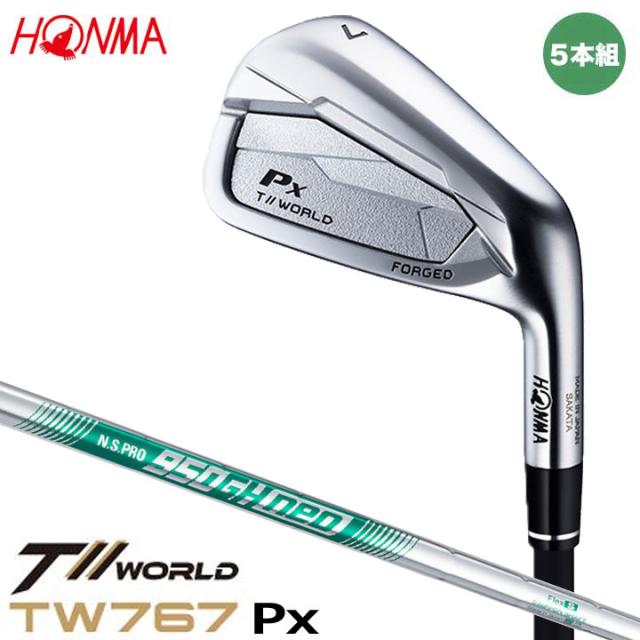 本間ゴルフ T//WORLD Px IRON ツアーワールド アイアン 5本組 (#6〜#9,P)  シャフト：N.S.PRO 950neo スチール ホンマ HONMA 20p
