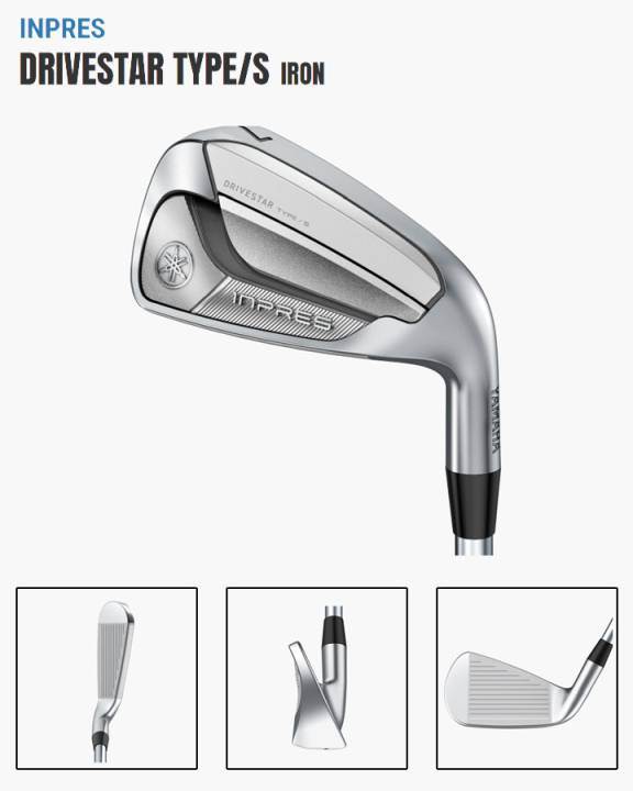 【2025モデル】ヤマハ インプレス ドライブスター TYPE/S アイアン 4本組（＃7〜9、PW）　シャフト：N.S.PRO 850GH neo スチール YAMAHA INPRES DRIVESTAR 20p