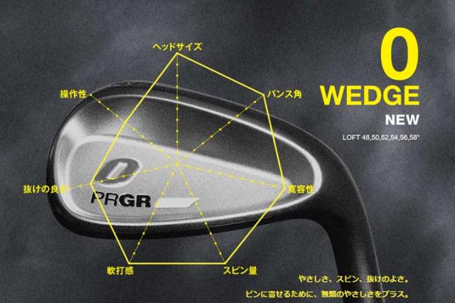 【2024モデル】プロギア 0 ウェッジ　シャフト：N.S.PRO MODUS3 105 スチール　PRGR 0 WEDGE　20p