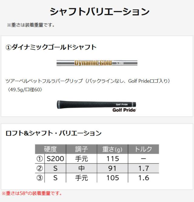 2025モデル】クリーブランド RTZ ブラックサテン ウェッジ シャフト