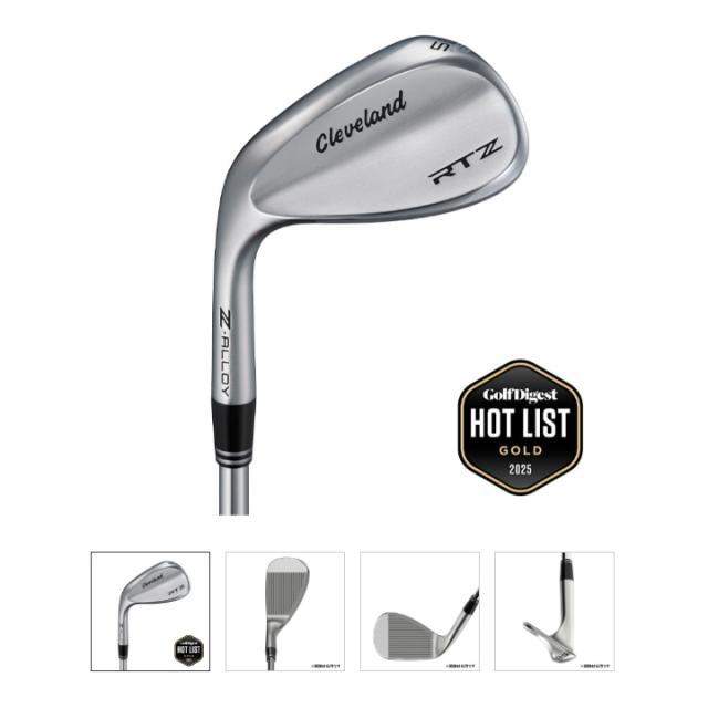 【レフティ】【特注スペック】【2025モデル】クリーブランド RTZ ツアーサテン ウェッジ　シャフト：N.S.PRO 950GH neo スチール Cleveland RTZ
