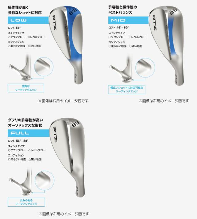 【レフティ】【特注スペック】【2025モデル】クリーブランド RTZ ツアーサテン ウェッジ　シャフト：N.S.PRO 950GH neo スチール Cleveland RTZ