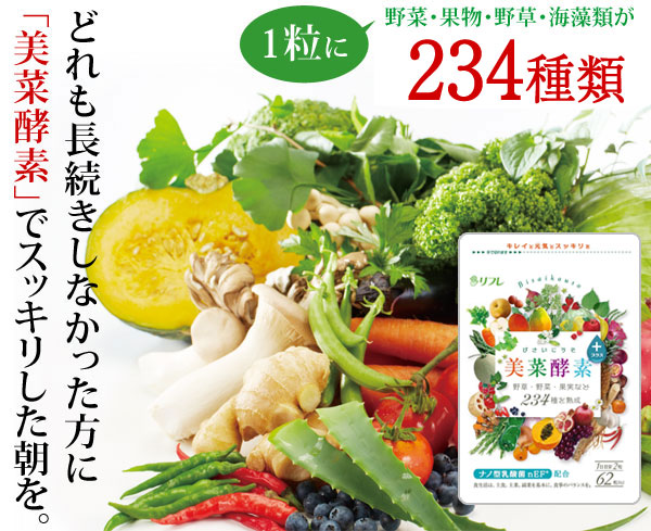 美菜酵素プラス びさいこうそ 酵素ダイエットサプリメント