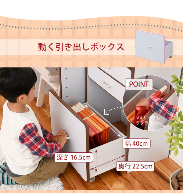動く引き出しボックス