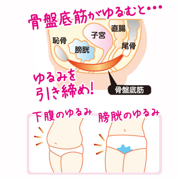 骨盤底筋の引き締めが効果的