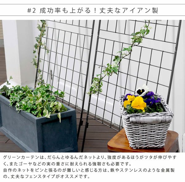 丈夫なアイアン製