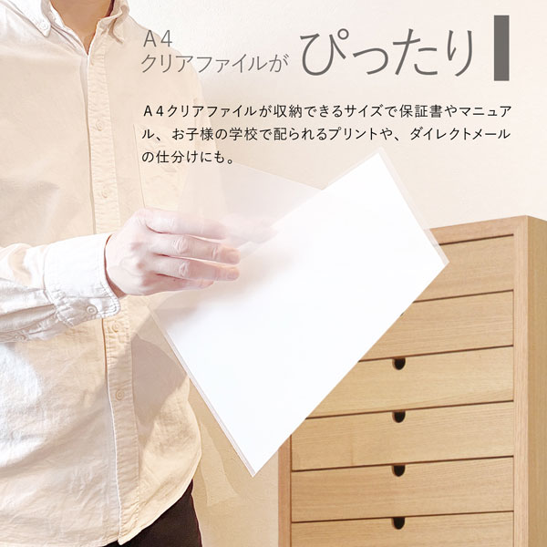 A4クリアファイルがぴったり