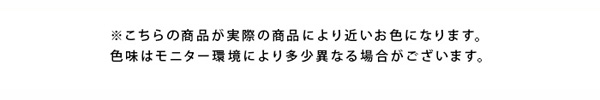 色味はモニター環境により多少異なる場合があります。