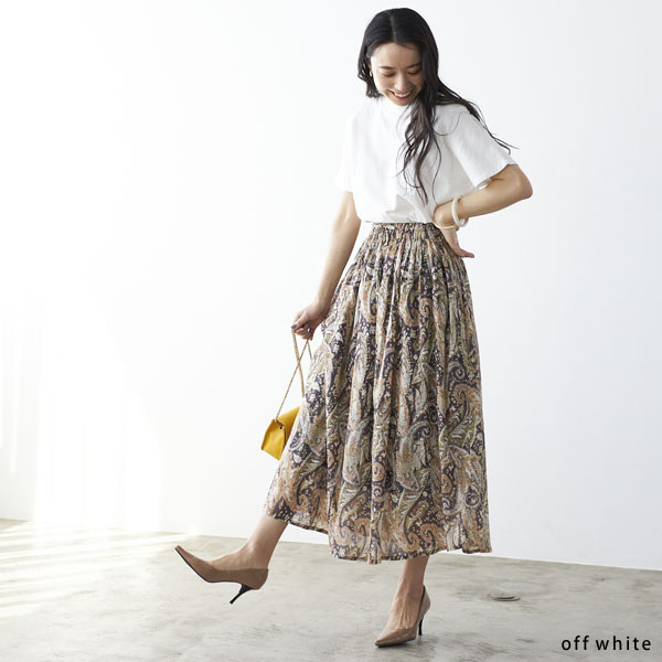 オフホワイト着用イメージ