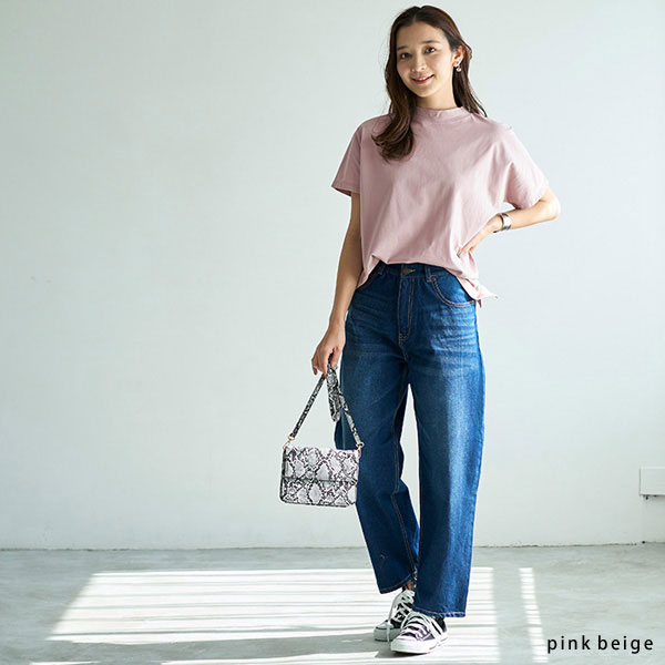 ピンクベージュ着用イメージ