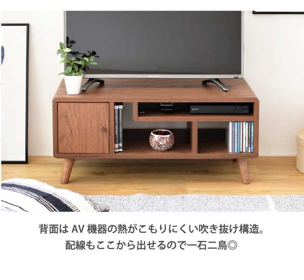 背面は吹き抜け構造