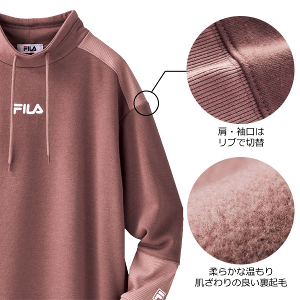 リブ切替/裏起毛