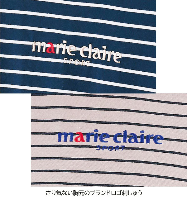 胸元のブランドロゴ刺しゅう