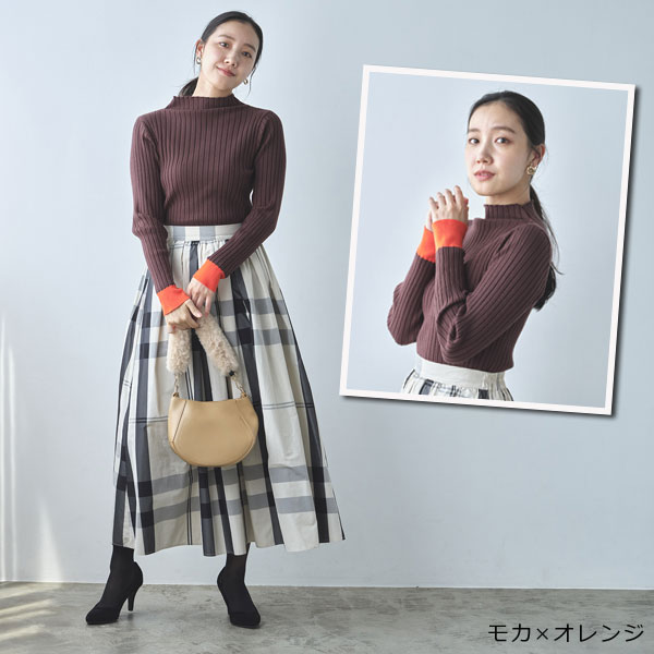 モカ×オレンジ着用例