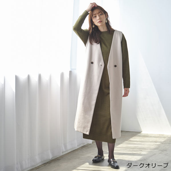 ダークオリーブ着用例