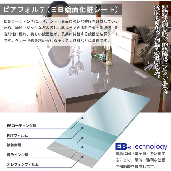 清潔で美しい、新素材ピアフォルテ