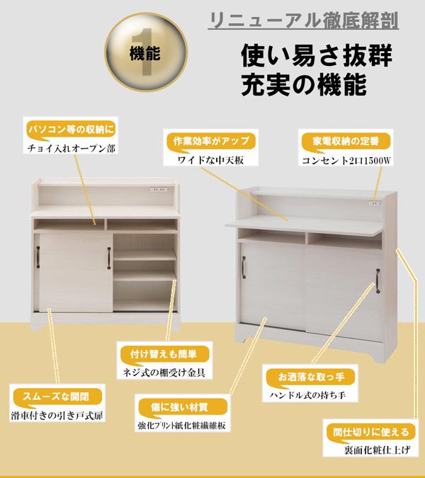 使いやすさ抜群充実の機能