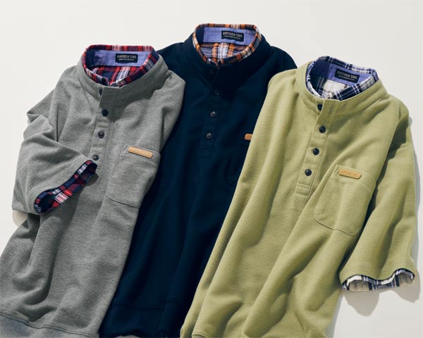 グレー/ネイビー/グリーン