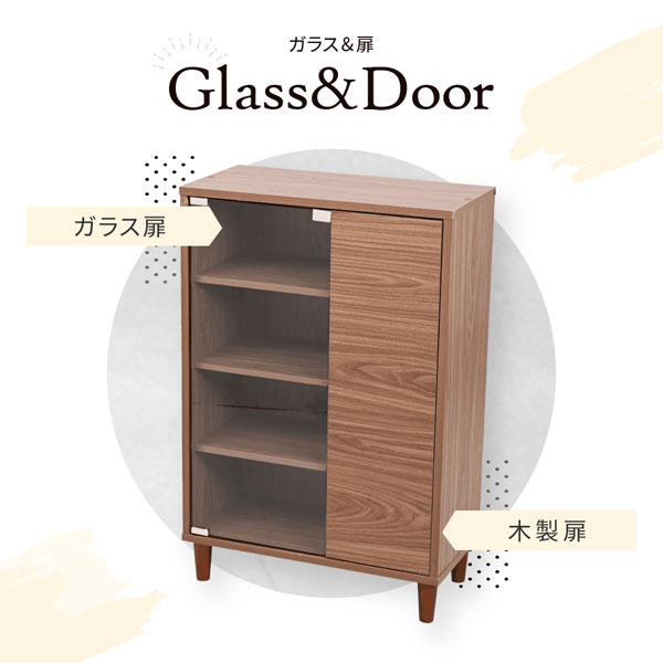 ガラス扉/木製扉