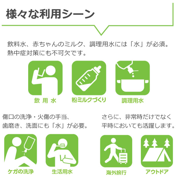 様々な使用シーン