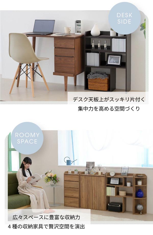 デスクサイドで/4種類使って