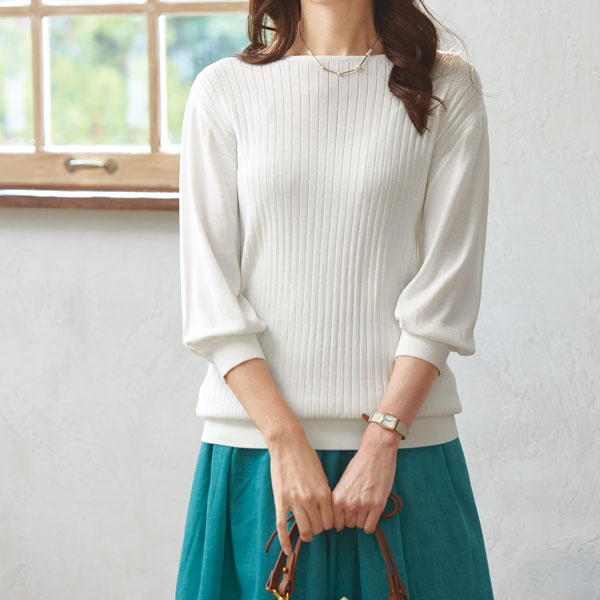 オフホワイト着用イメージ