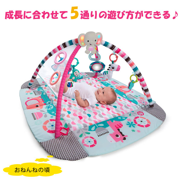 成長に合わせて5通りの遊び方ができる/ねんねの頃