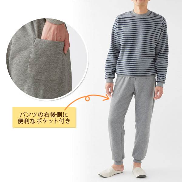 パンツの右後ろ側に便利なポケット付き