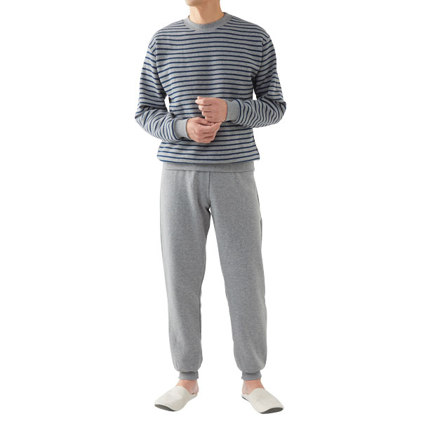 杢グレー×ネイビー