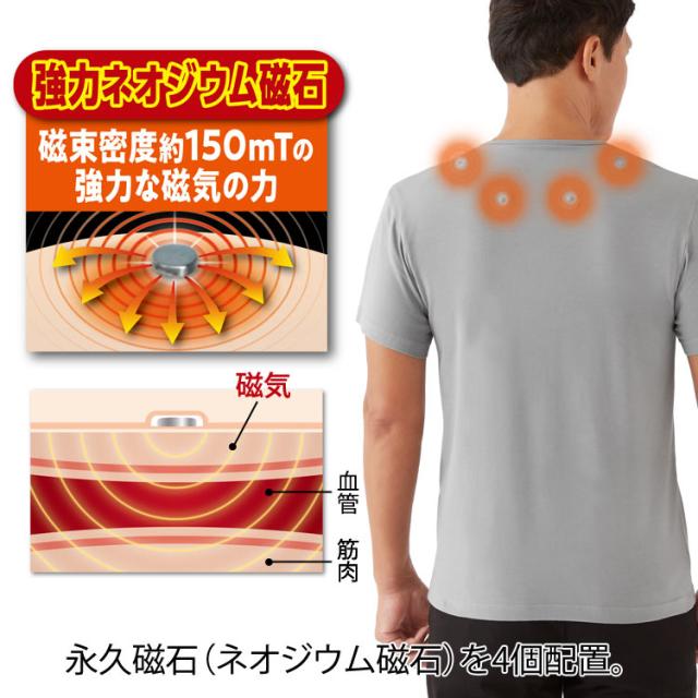 永久磁石(ネオジウム磁石)を4個配置