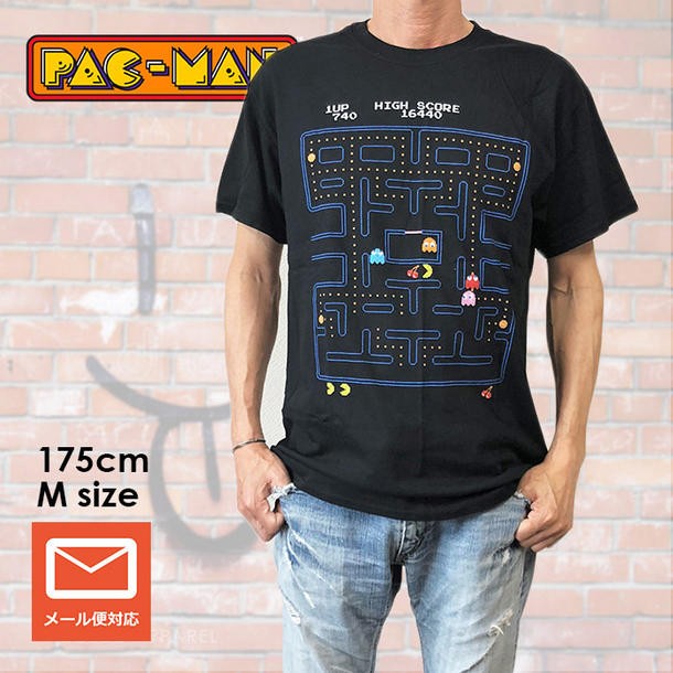 PACMAN パックマン ゲーム namco 80年代 レトロ メンズ Tシャツの通販