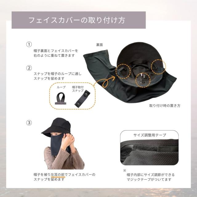 フェイスカバーの取り付け方