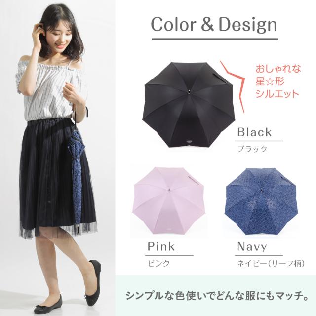 日傘　内側ブラック