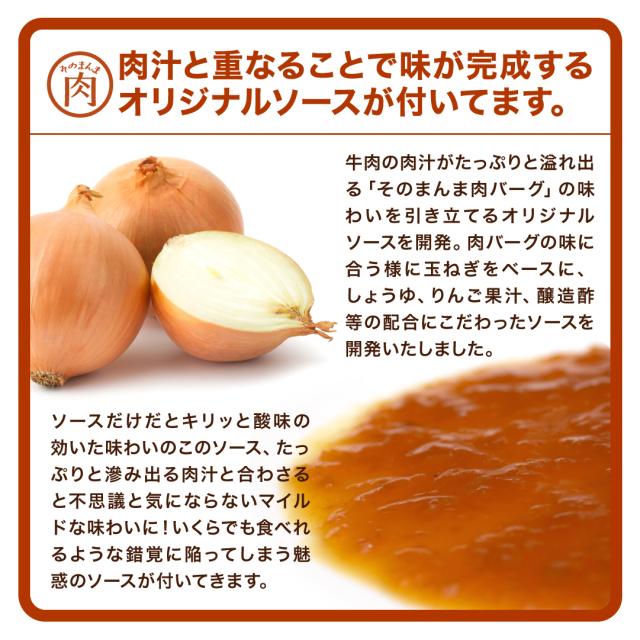 そのまんま肉バーグ