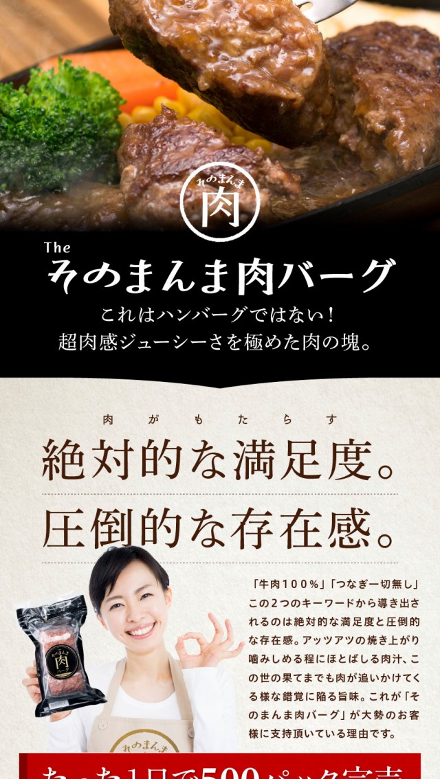 そのまんま肉バーグ