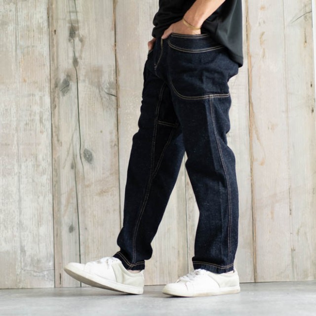 新規購入 GOHEMP DENIM VENDOR TAPERED SLIM PANTSONEWASH ゴーヘンプ