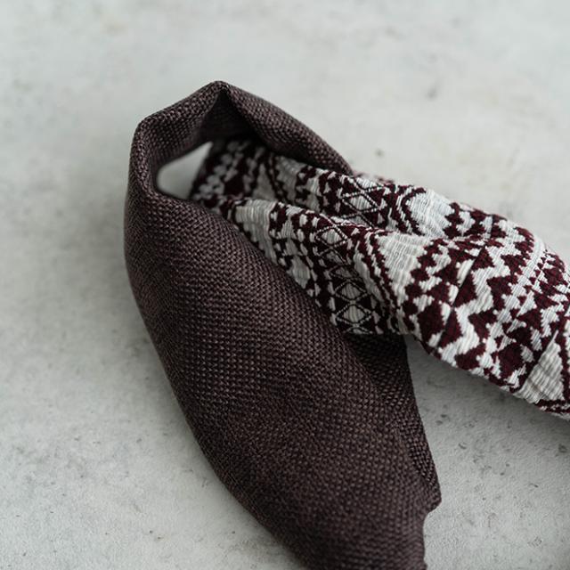 無地×幾何学柄クロスヘアバンド ヘアターバン ヘアアクセサリー 大人 レディース 幅広 リボン ヘアアクセサリー ヘッドアクセ 髪飾り 小物 痛くない かわいい おしゃれ シンプル 秋 冬