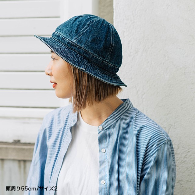 HIGHER ハイヤー SELVEDGE DENIM HAT USED ハット デニム デニム