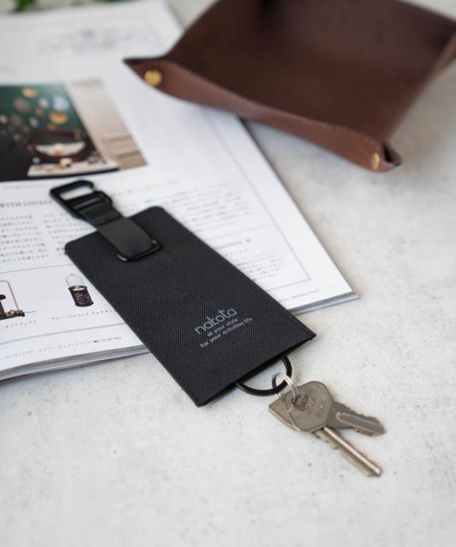 キーケース キーホルダー 鈴形 ベル型 黒 コンパクト アウトドア