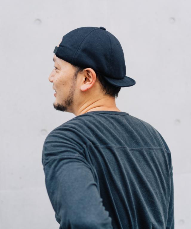 nakota BOLD ROUND CAP キャップ ベースボールキャップ 帽子 大きいサイズ ツバ短 無地 デニム シンプル カジュアル メンズ レディース