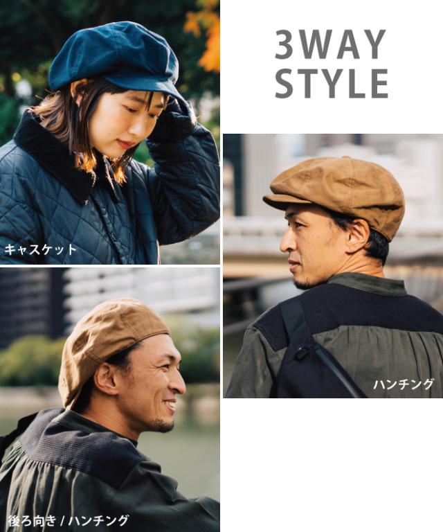 HIGHER ハイヤー ギザモールスキン キャスケット ハンチング ベレー帽