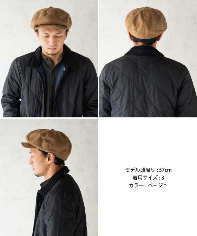 HIGHER ハイヤー ギザモールスキン キャスケット ハンチング ベレー帽 3way メンズ レディース おしゃれ 日本製 綿 柔らかい 春 秋 冬 HIGHER ハイヤー ギザモールスキン キャスケット ハンチング ベレー帽