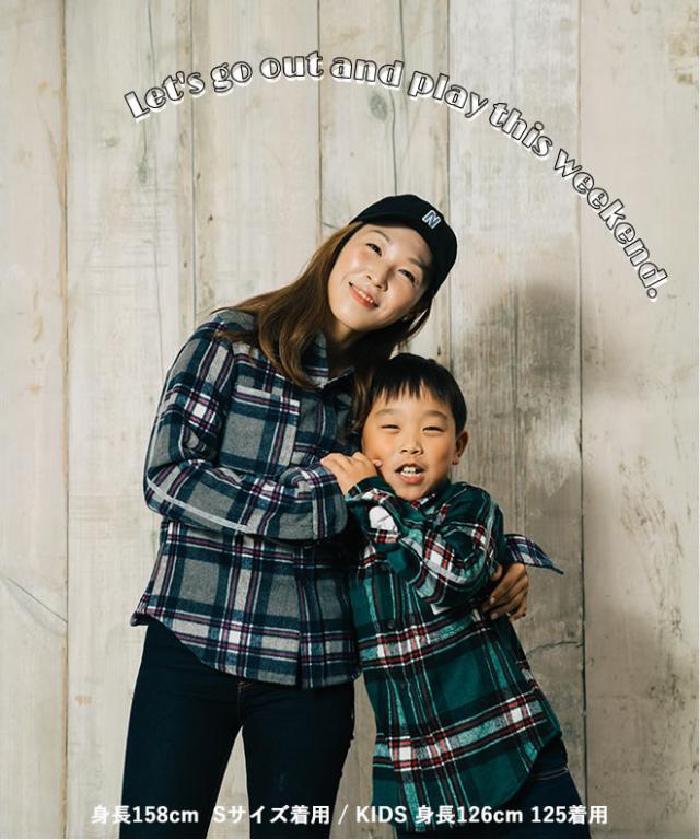THE PARK SHOP ザパークショップ HOLIDAYS NEL SHIRT ネルシャツ
