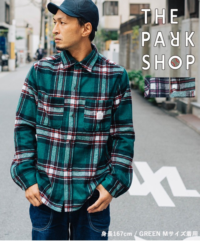 THE PARK SHOP ザパークショップ HOLIDAYS NEL SHIRT ネルシャツ THE PARK SHOP ザパークショップ HOLIDAYS NEL SHIRT ネルシャツ