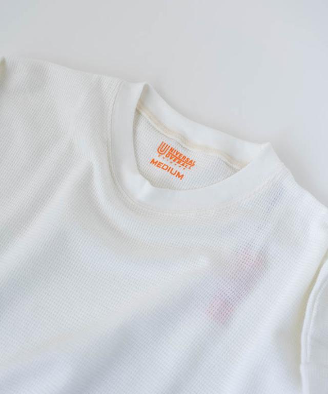 UNIVERSAL OVERALL ユニバーサルオーバーオール 1P パック サーマルルーズフィット サーマルTシャツ 長袖 ワッフル生地 ロングTシャツ カットソー